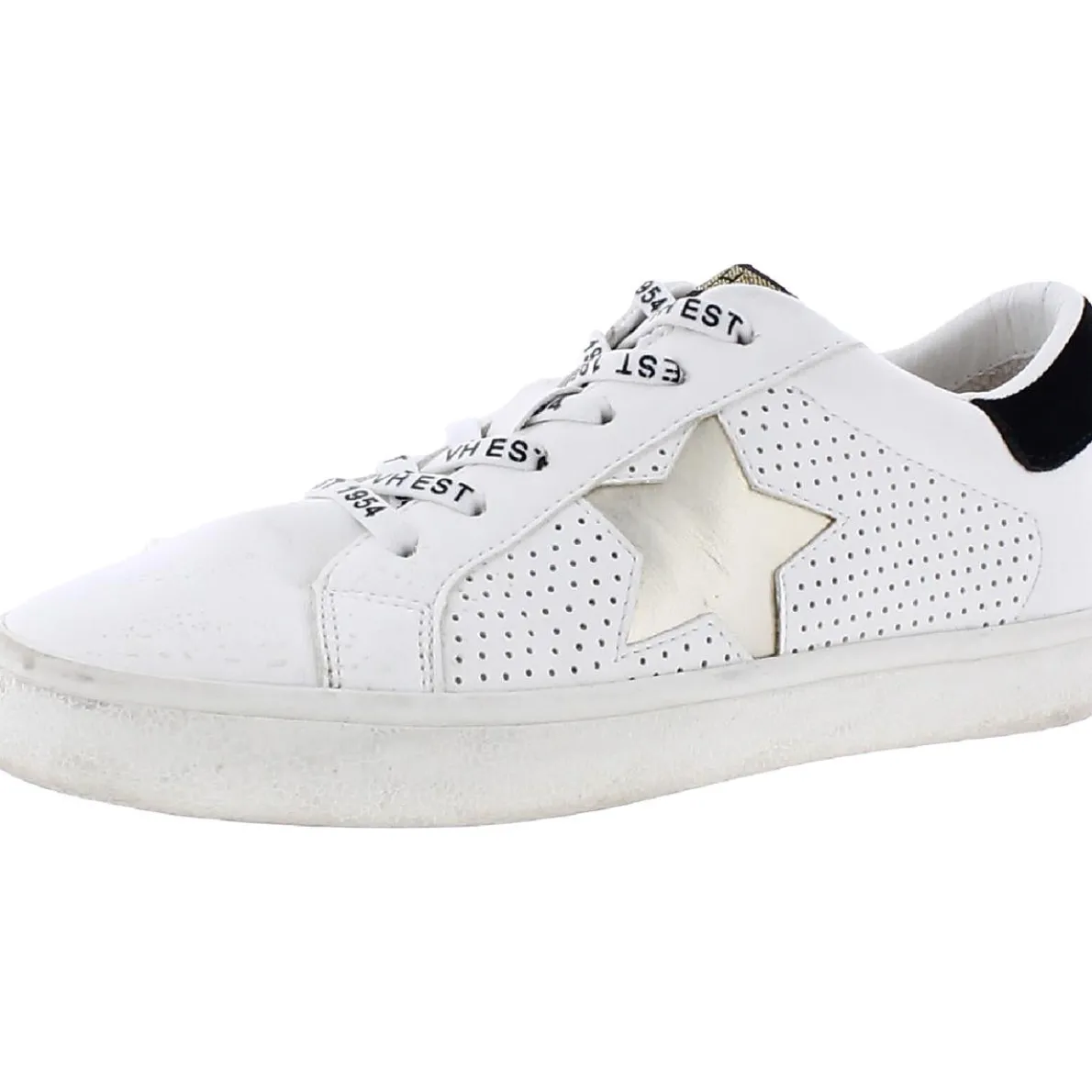 Gadol Leather Metallic Casual and Fashion Sneakers