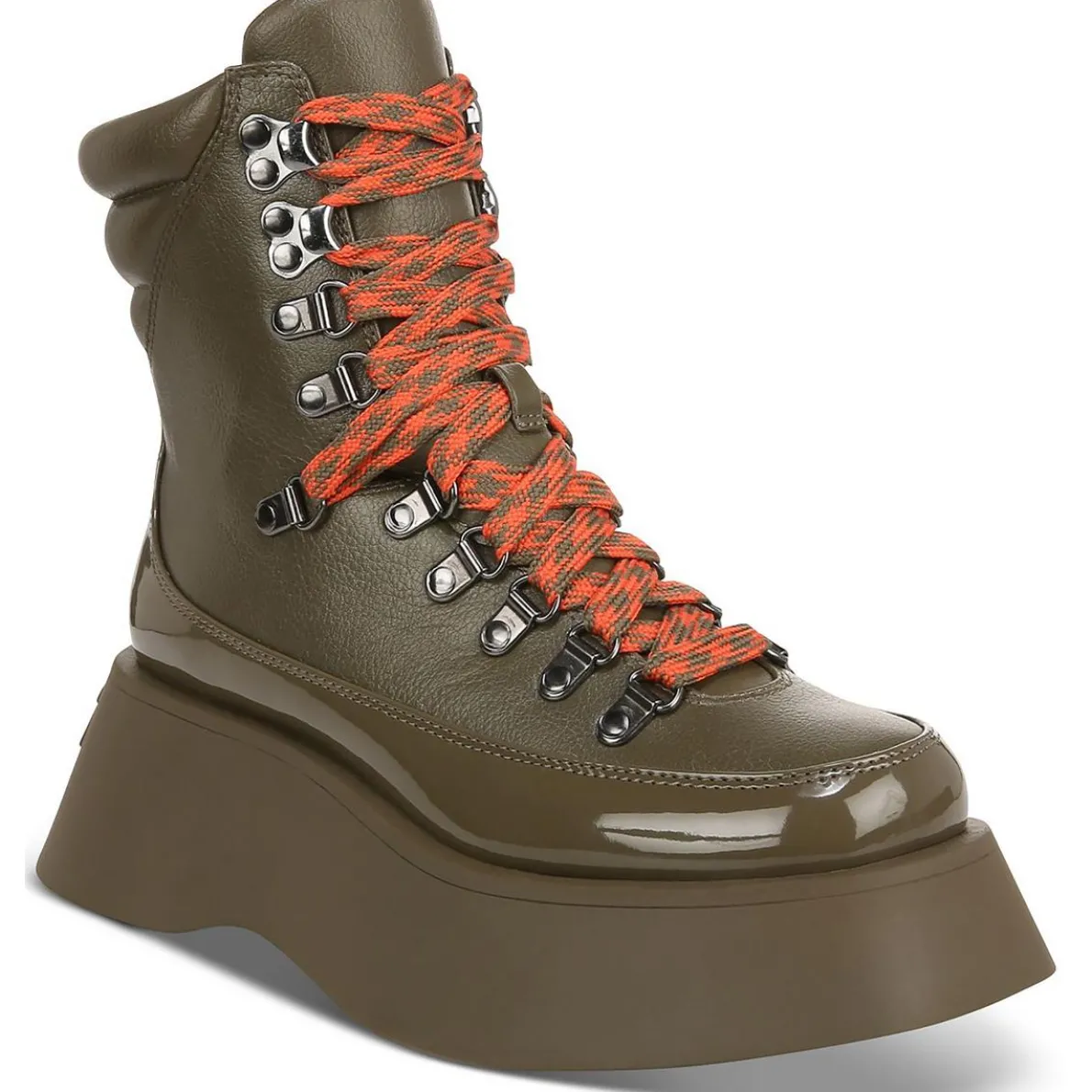 GAIL Faux Leather Casual Ankle Boots