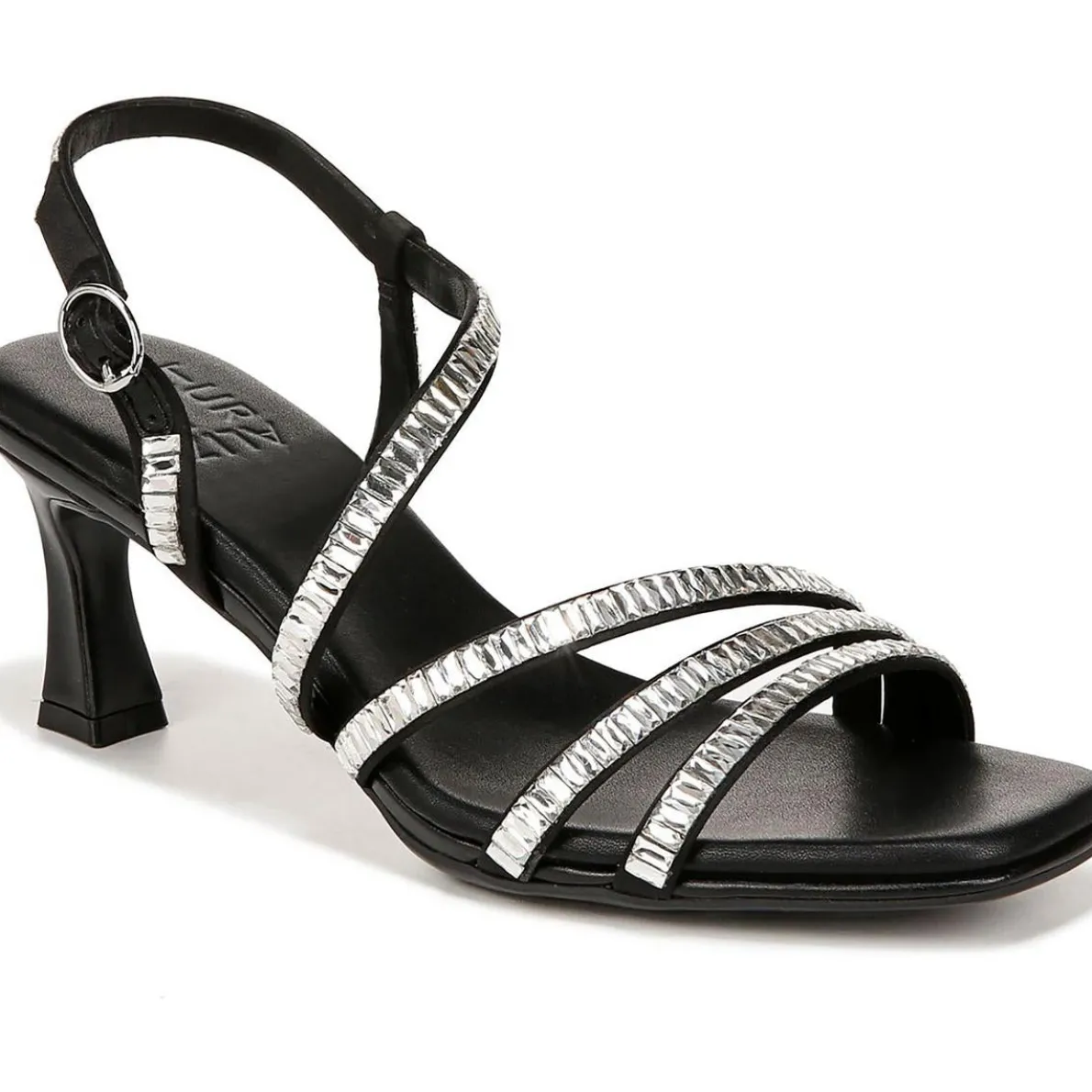 Galaxy Satin Slingback Sandals
