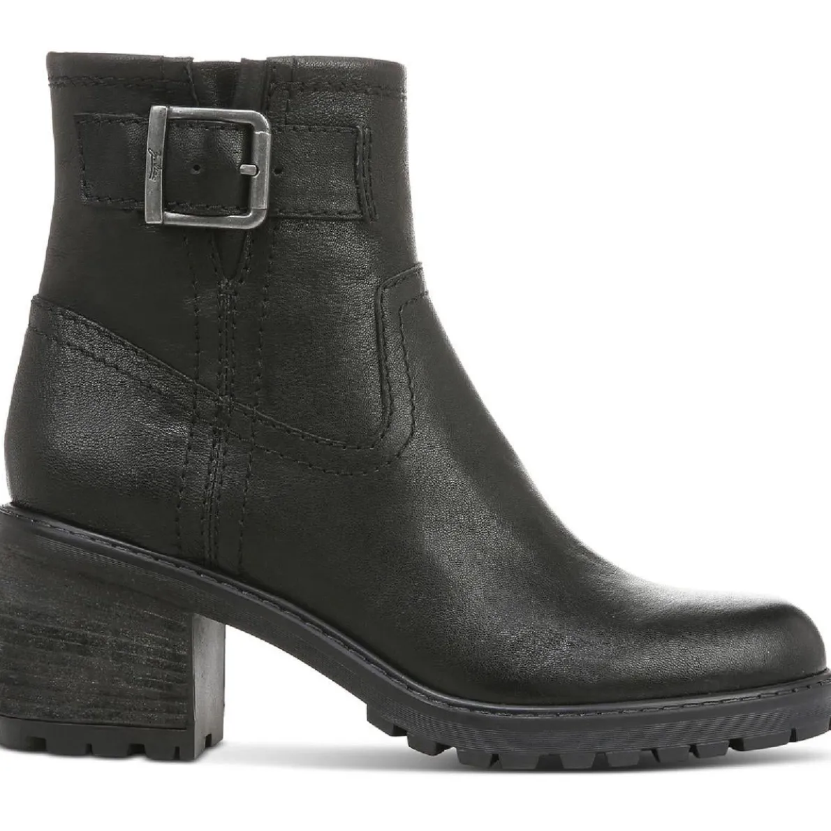 Gannet Zipper Lug Sole Ankle Boots