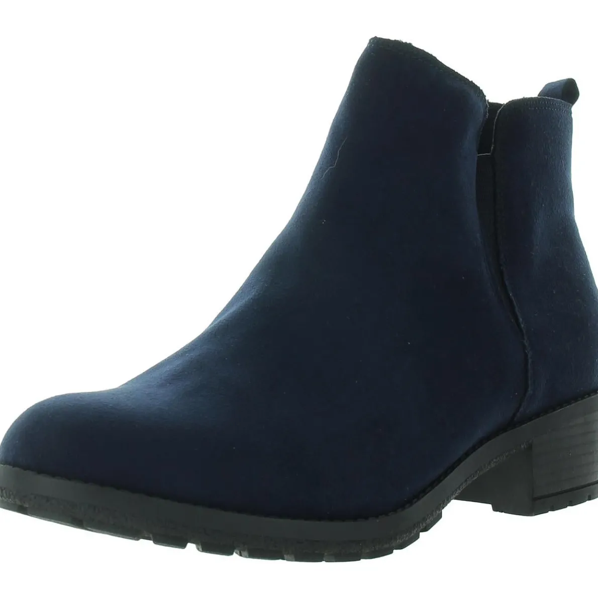 Garnerr Zipper Faux Suede Booties