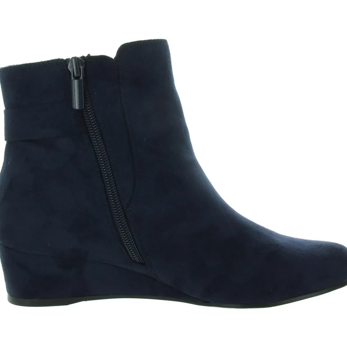 Gasha Faux Suede Embellished Booties