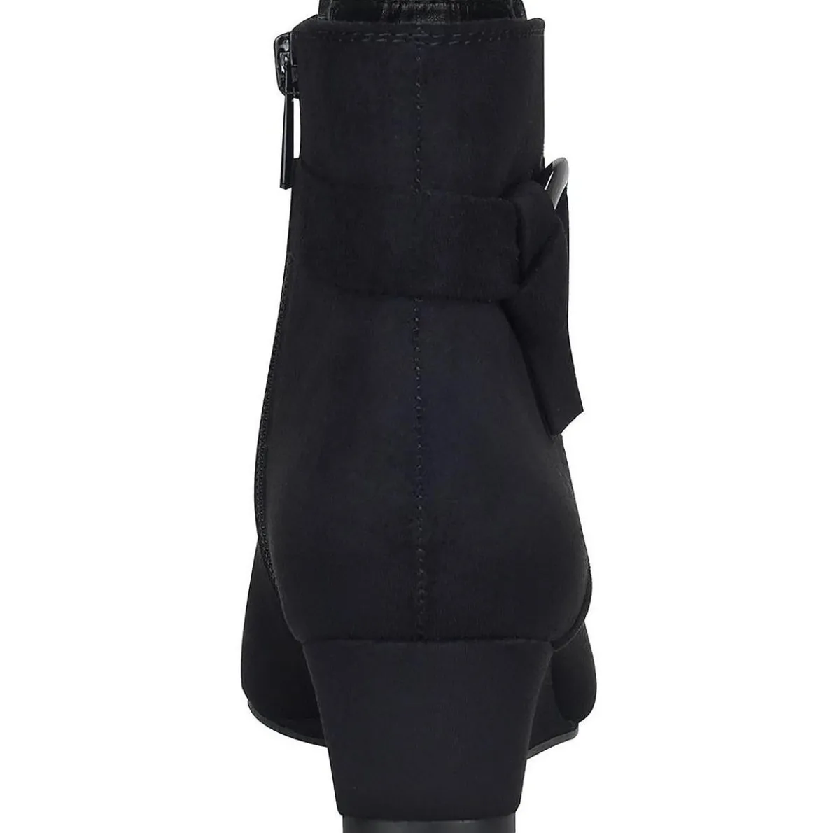 Gasha Faux Suede Embellished Booties