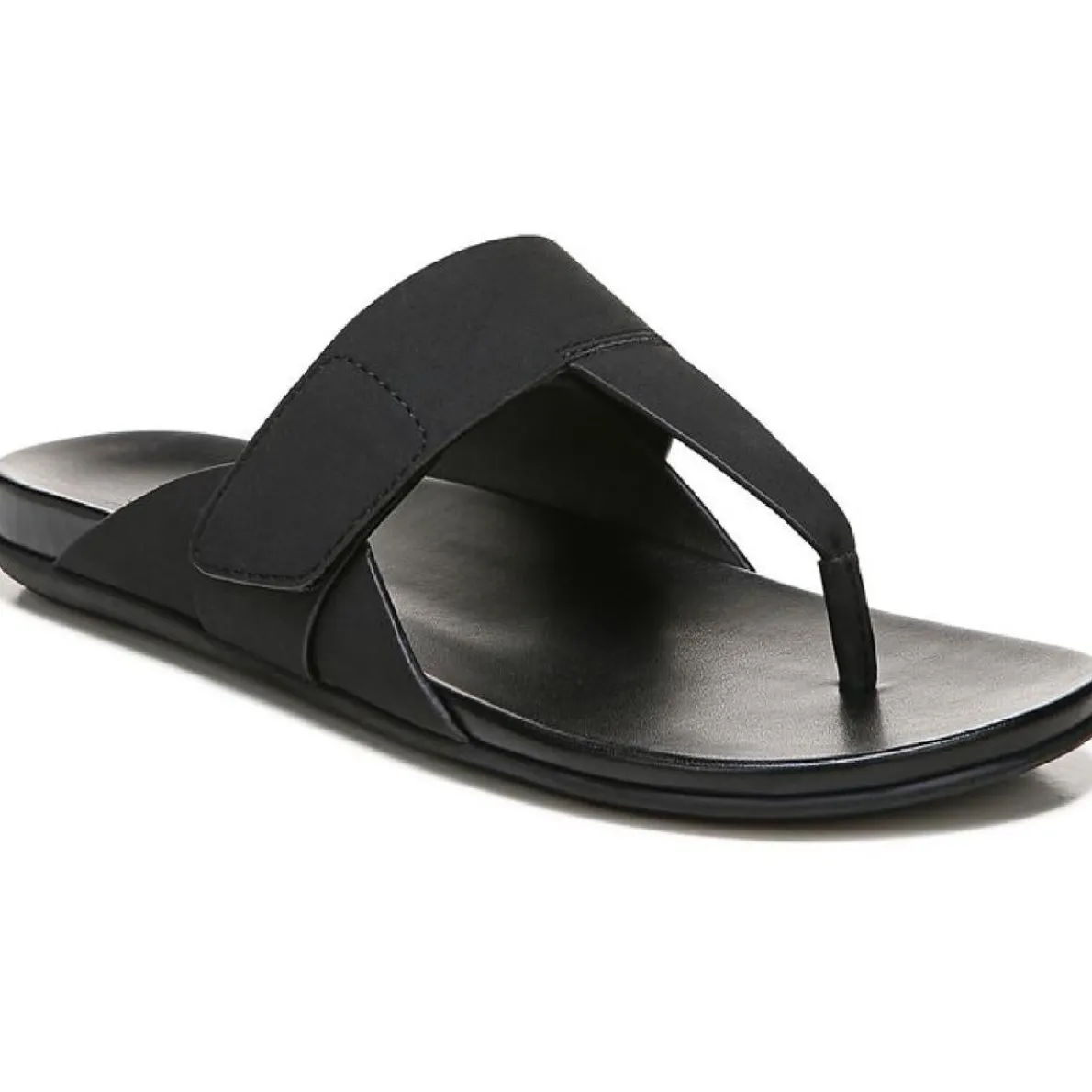 Genn-Twirl Faux Leather Slip On Slide Sandals