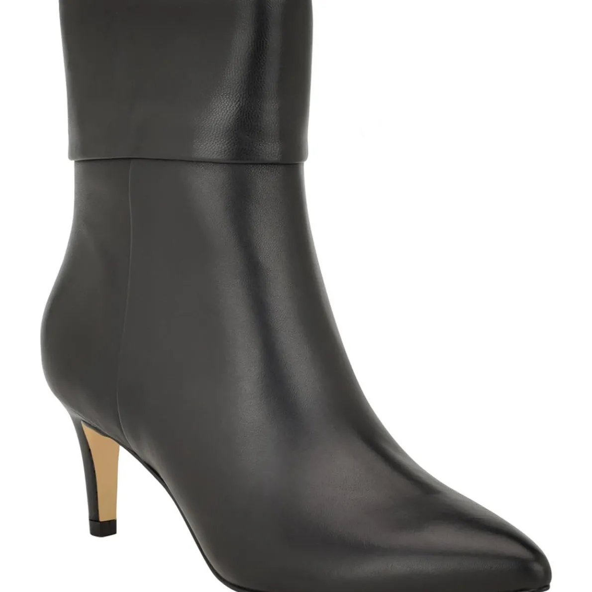 Genteel Zipper Heels Ankle Boots