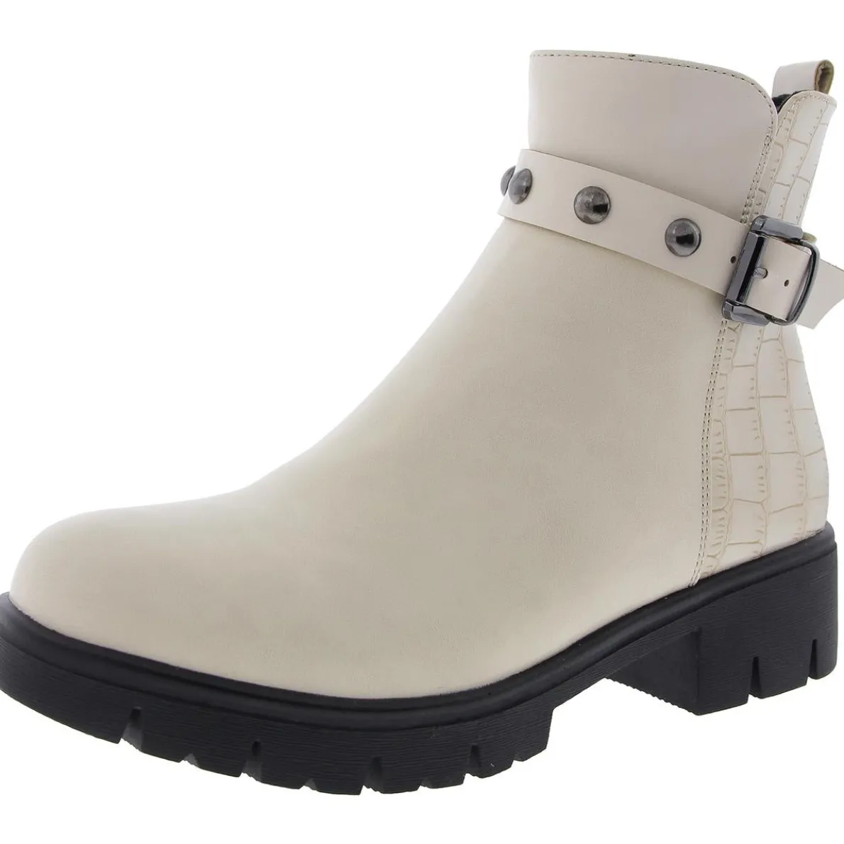 GEORGIA8 Embossed Ankle Boots