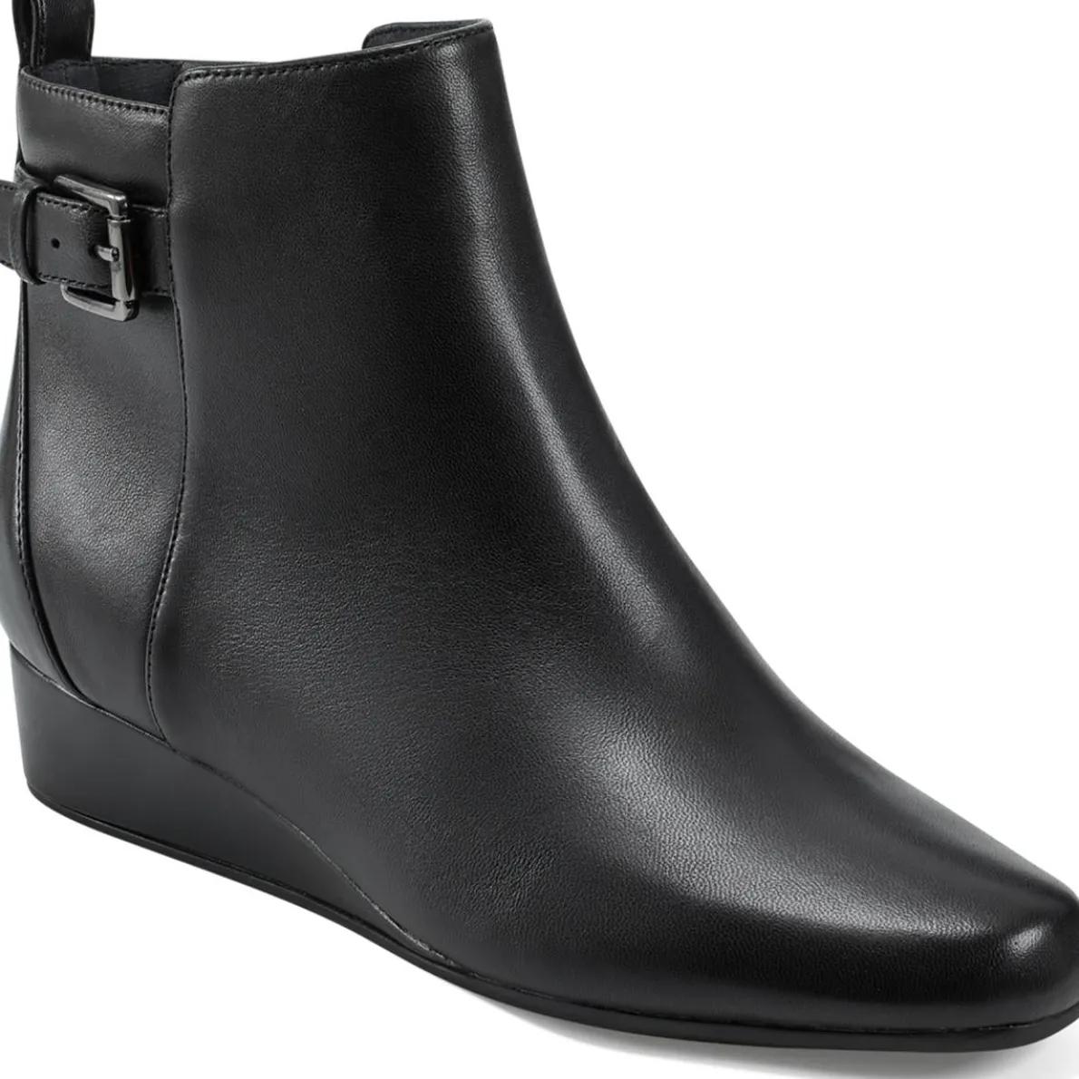 Georgia Leather Pointed Toe Booties