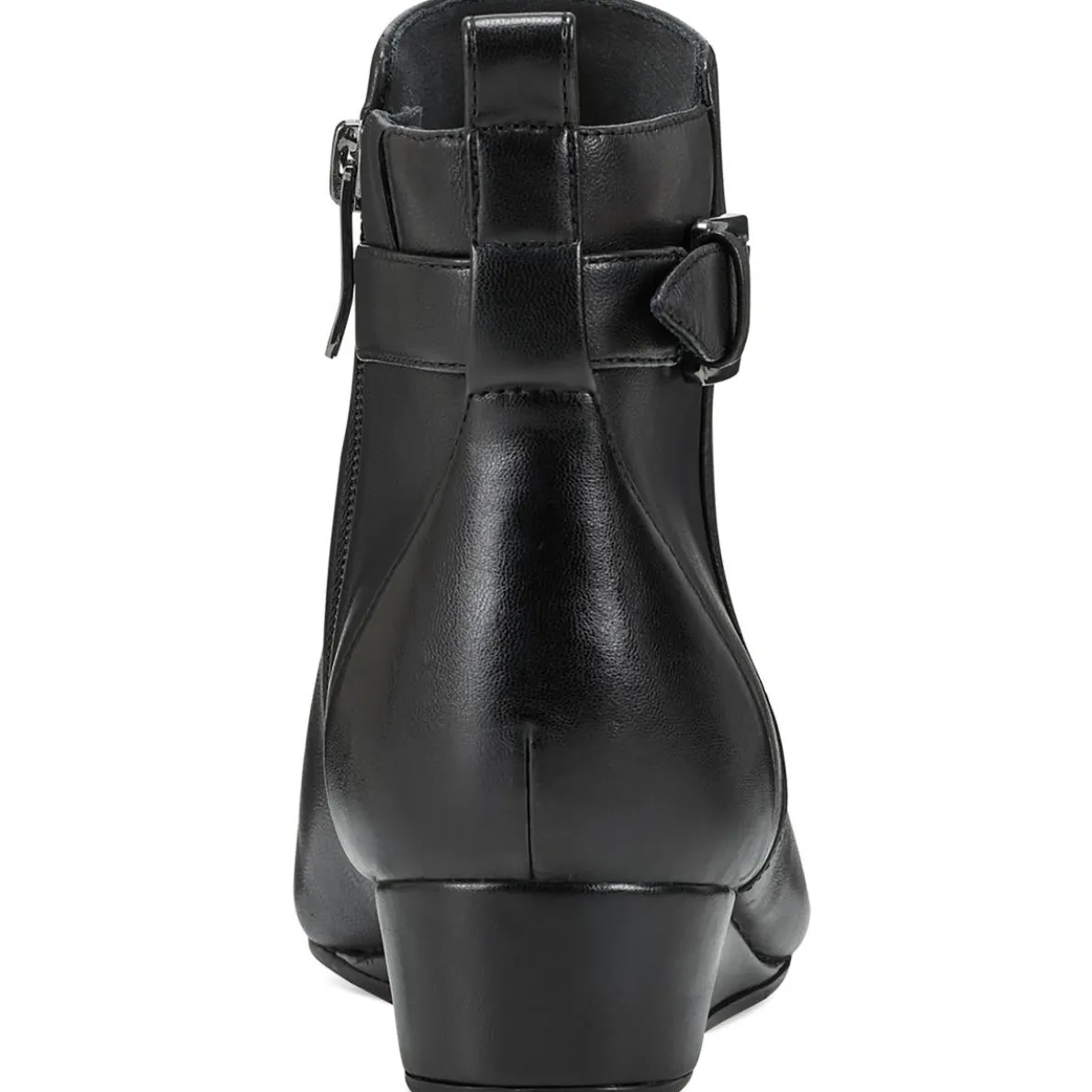 Georgia Leather Pointed Toe Booties