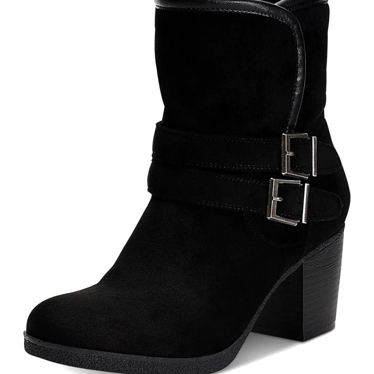 GiGii Faux Suede Ankle Booties
