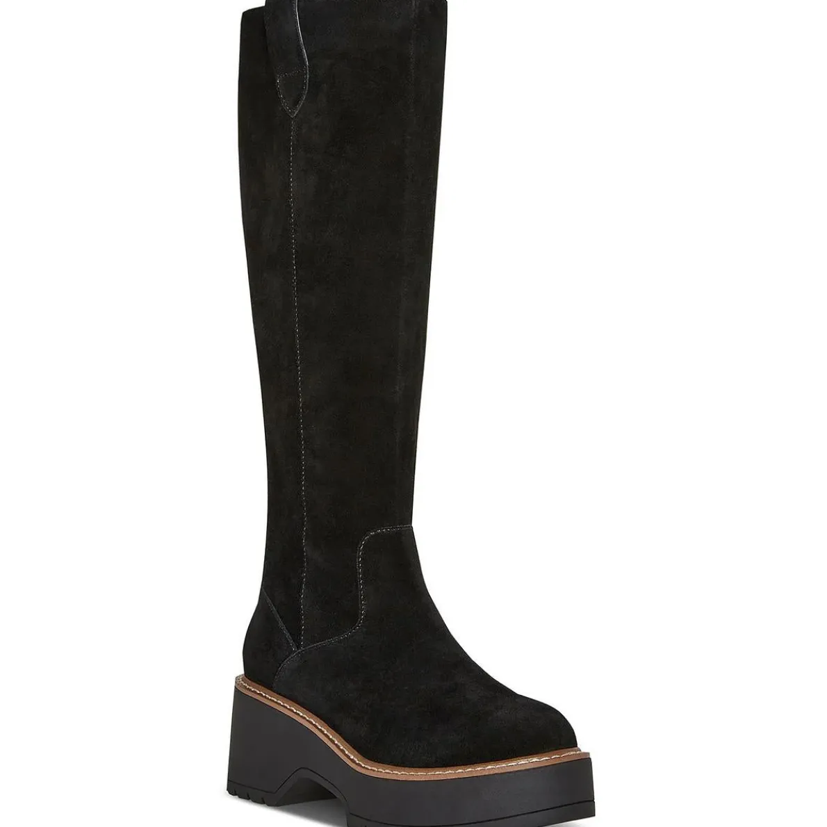 Gina Suede Tall Knee-High Boots