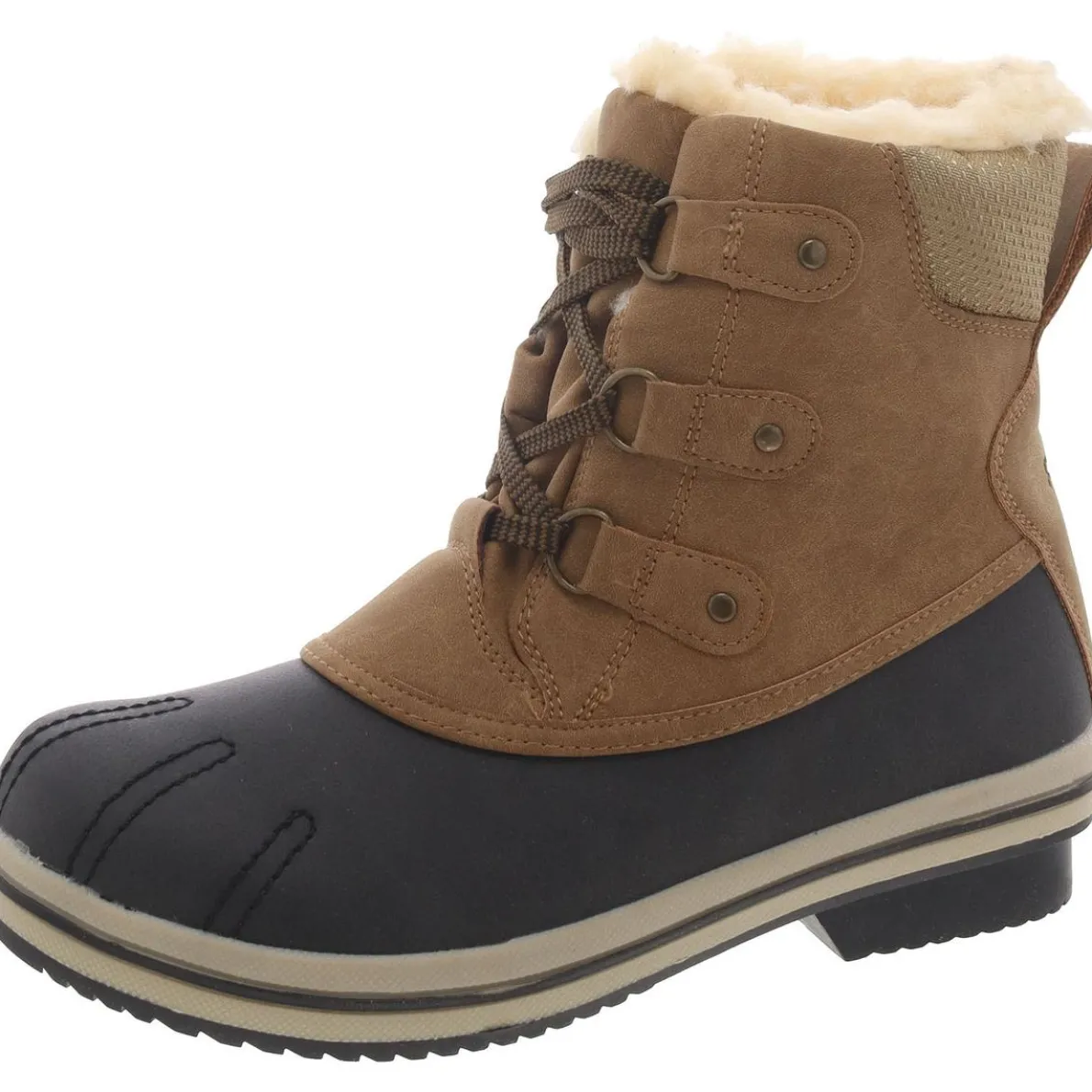 Ginnie Faux Fur Lined Faux Leather Winter & Snow Boots