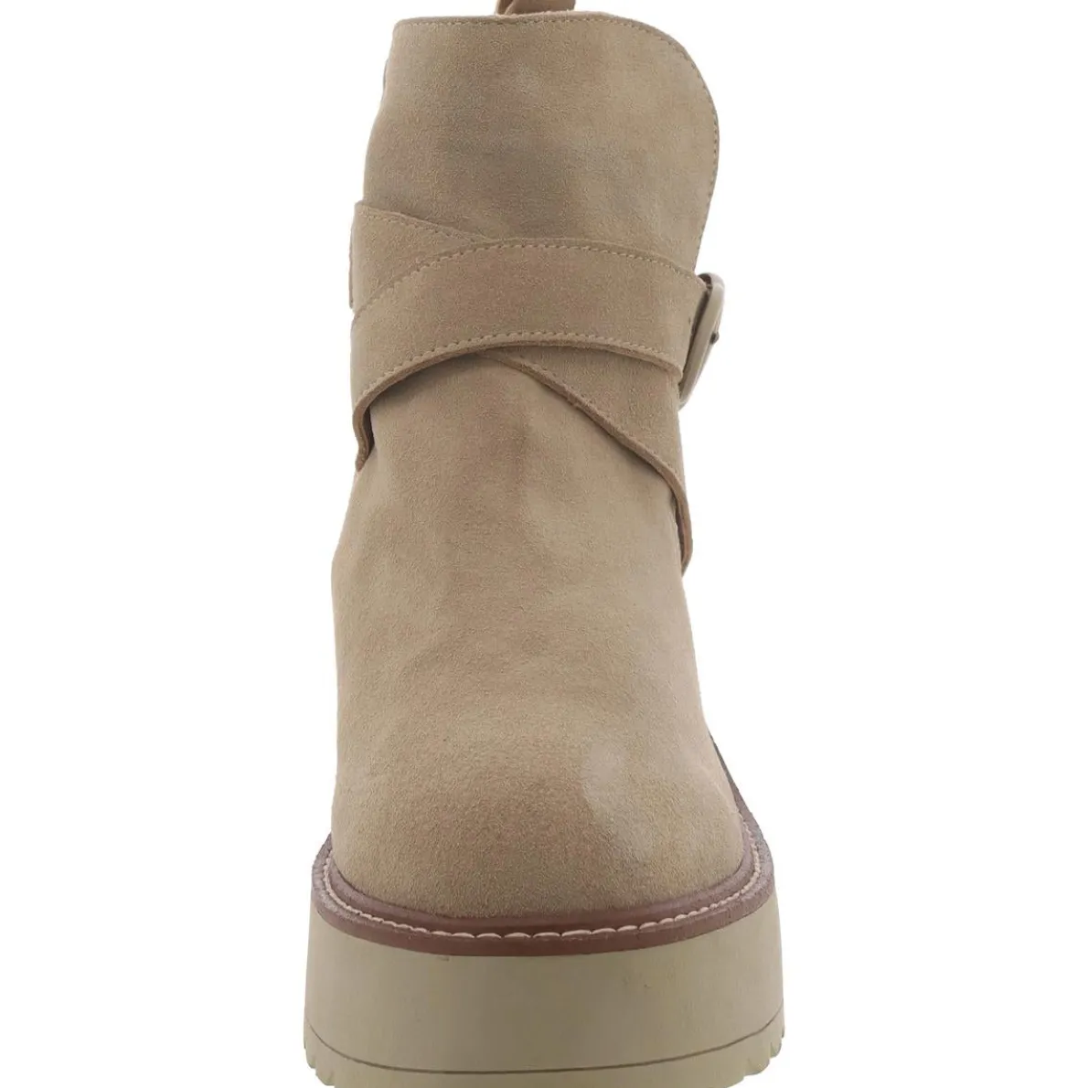 Giovani Suede Block Heel Ankle Boots