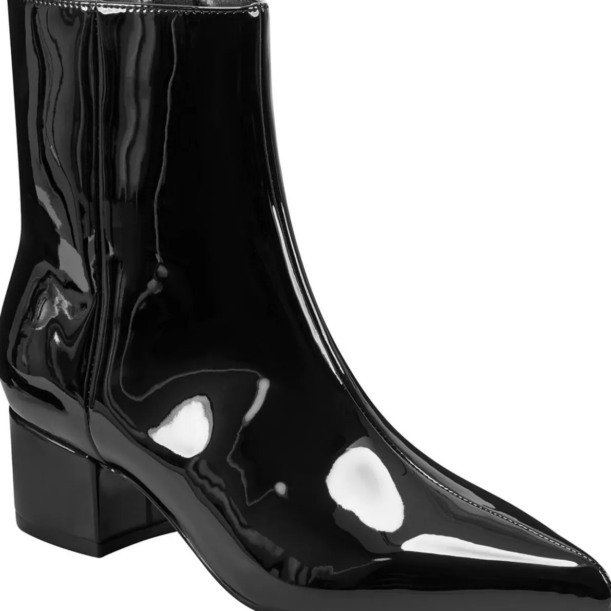Gismo Leather Pointed Toe Ankle Boots