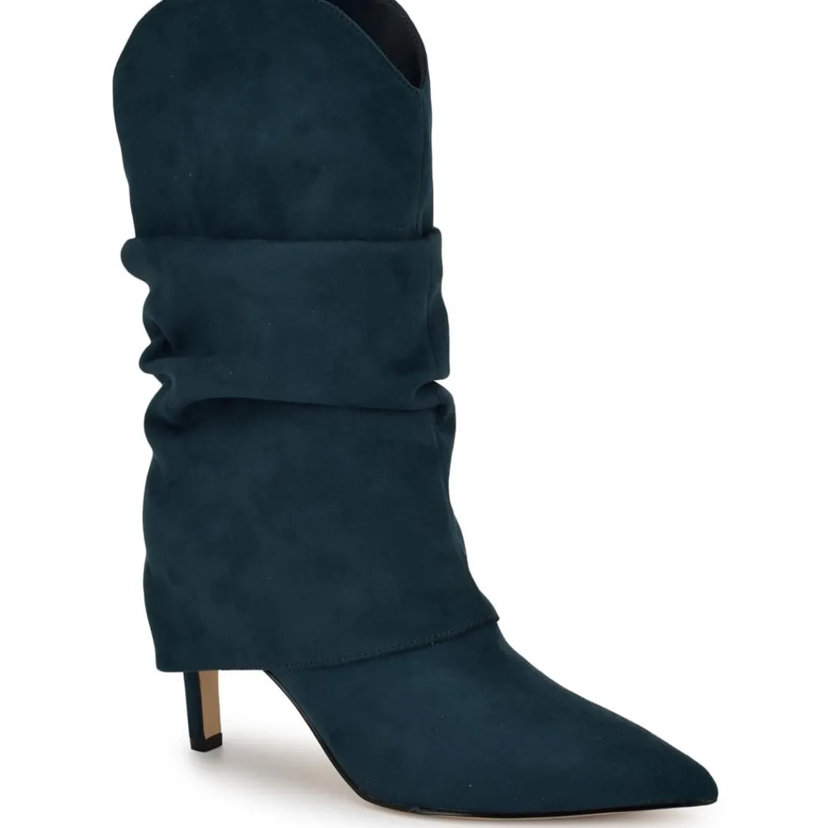 Glitch Slouchy Faux Suede Mid-Calf Boots