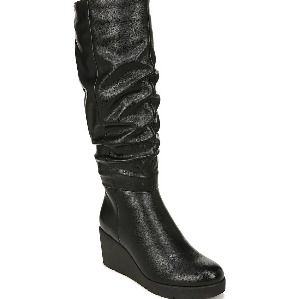 Aura Zipper Slouchy Knee-High Boots