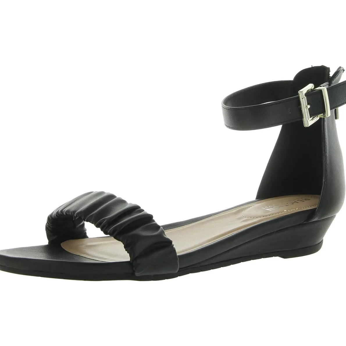 Great Scrunch Square Open Toe Slingback Sandals