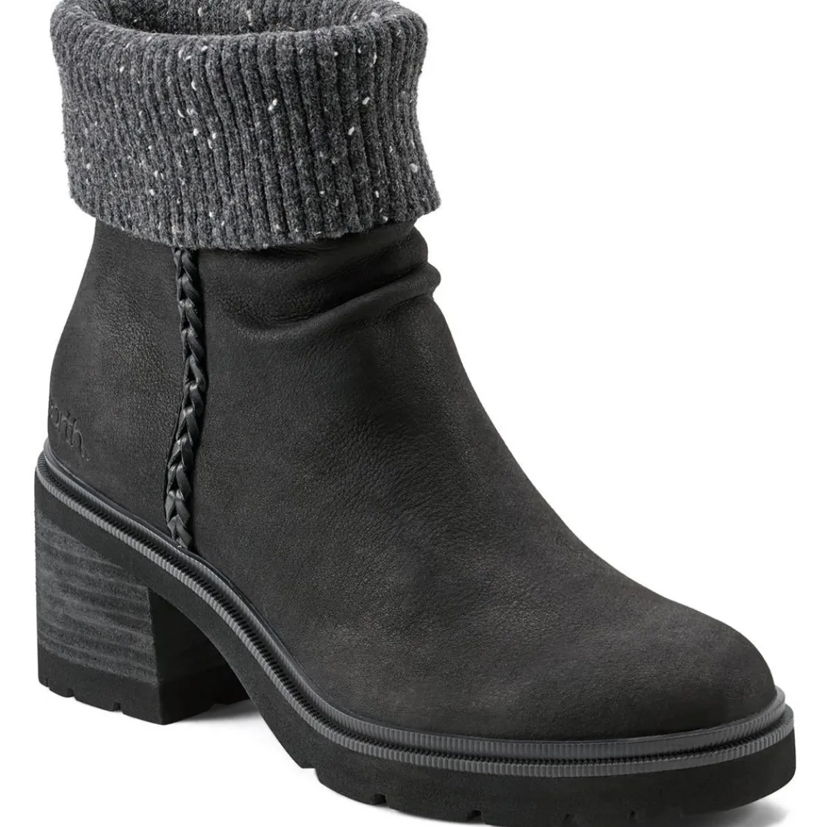 Gresa Block Heel Faux Fur Booties