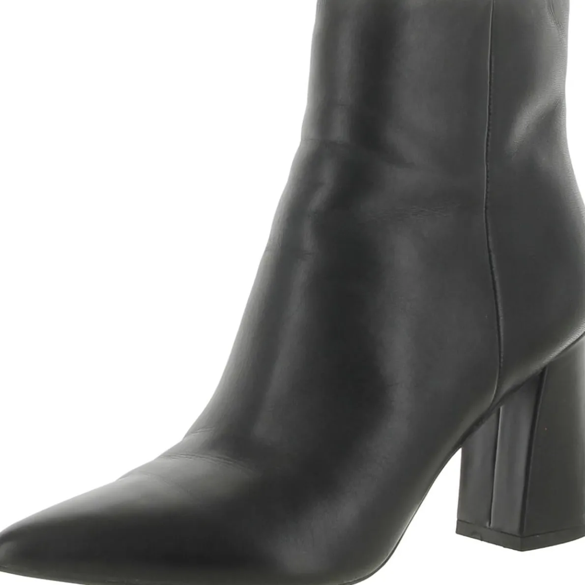 Gritana Leather Block Heel Ankle Boots