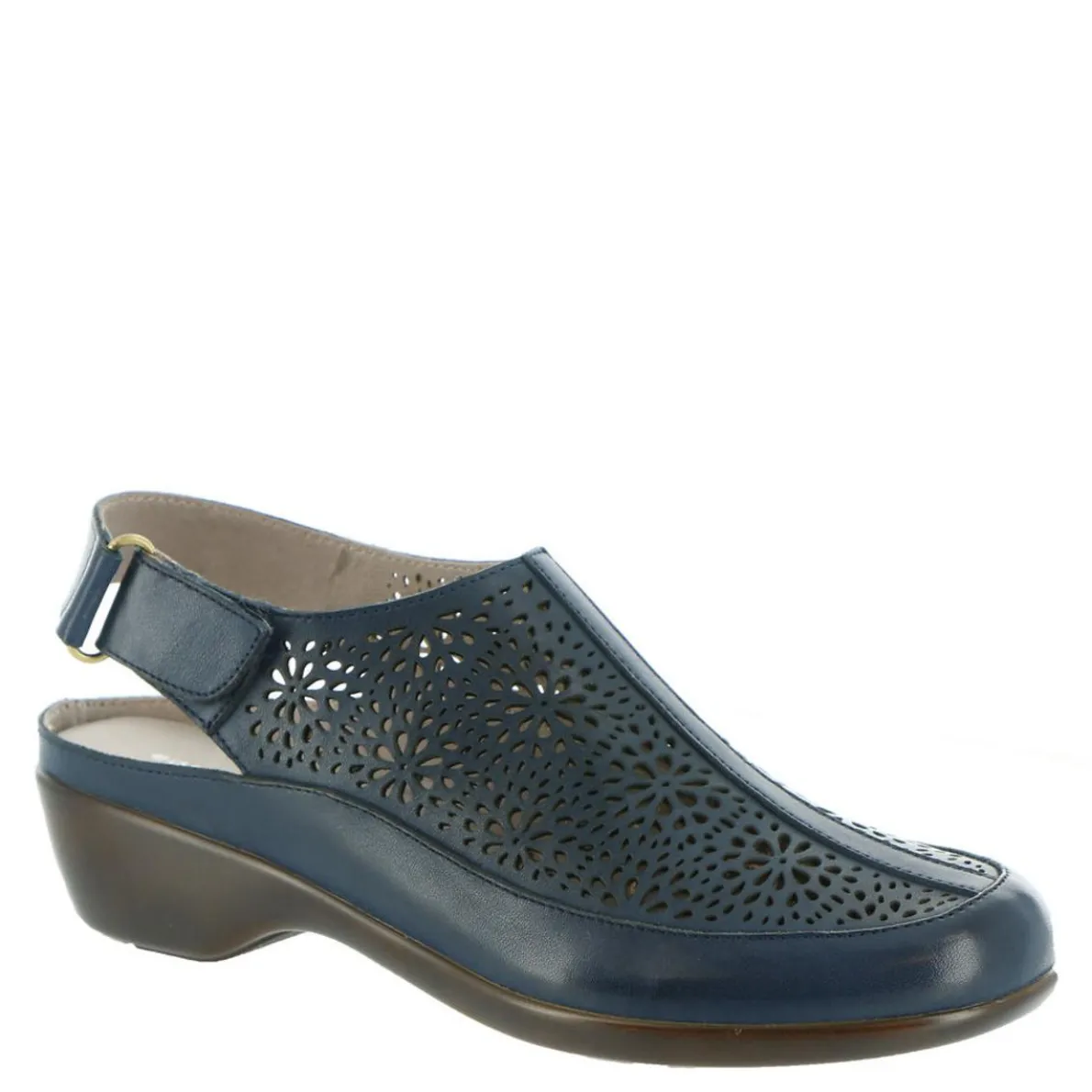 Dawn Leather Laser Cut Sandals Shoes