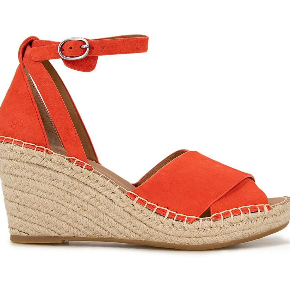 Charli Leather Sandal Wedge Heels