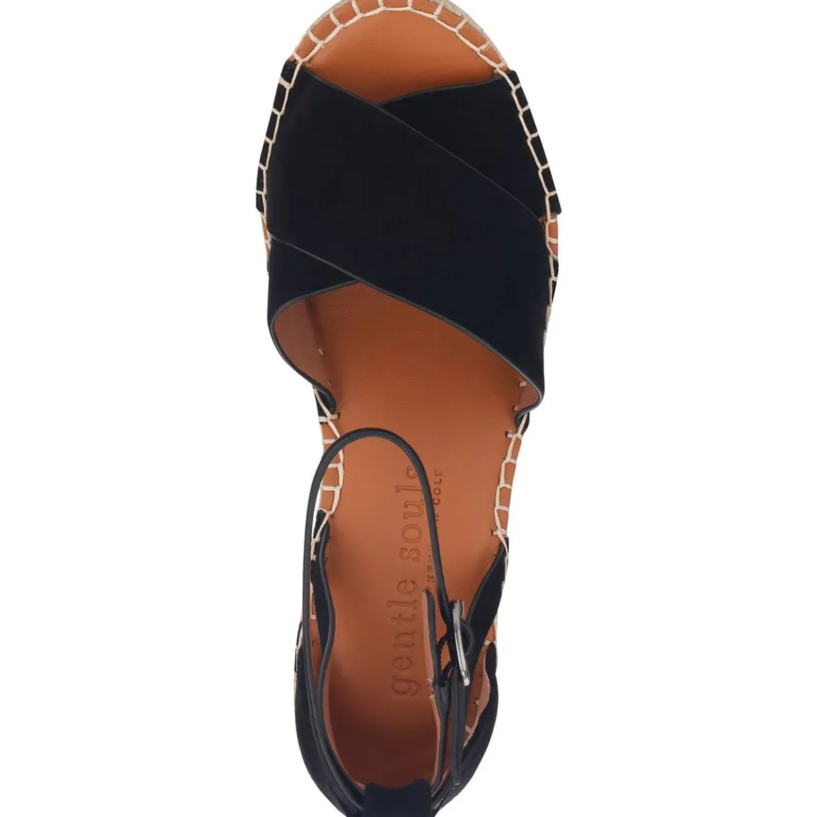 Charli Leather Sandal Wedge Heels