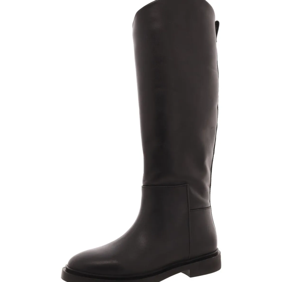 GAIGE Laceless Leather Knee-High Boots