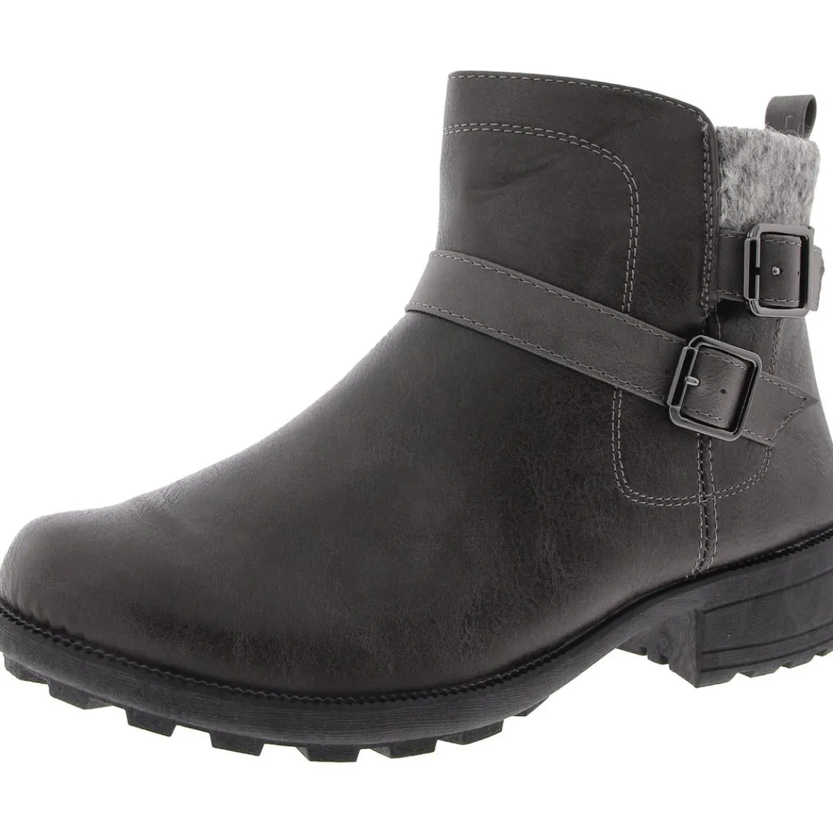 Kourt Faux Fur Faux Leather Booties