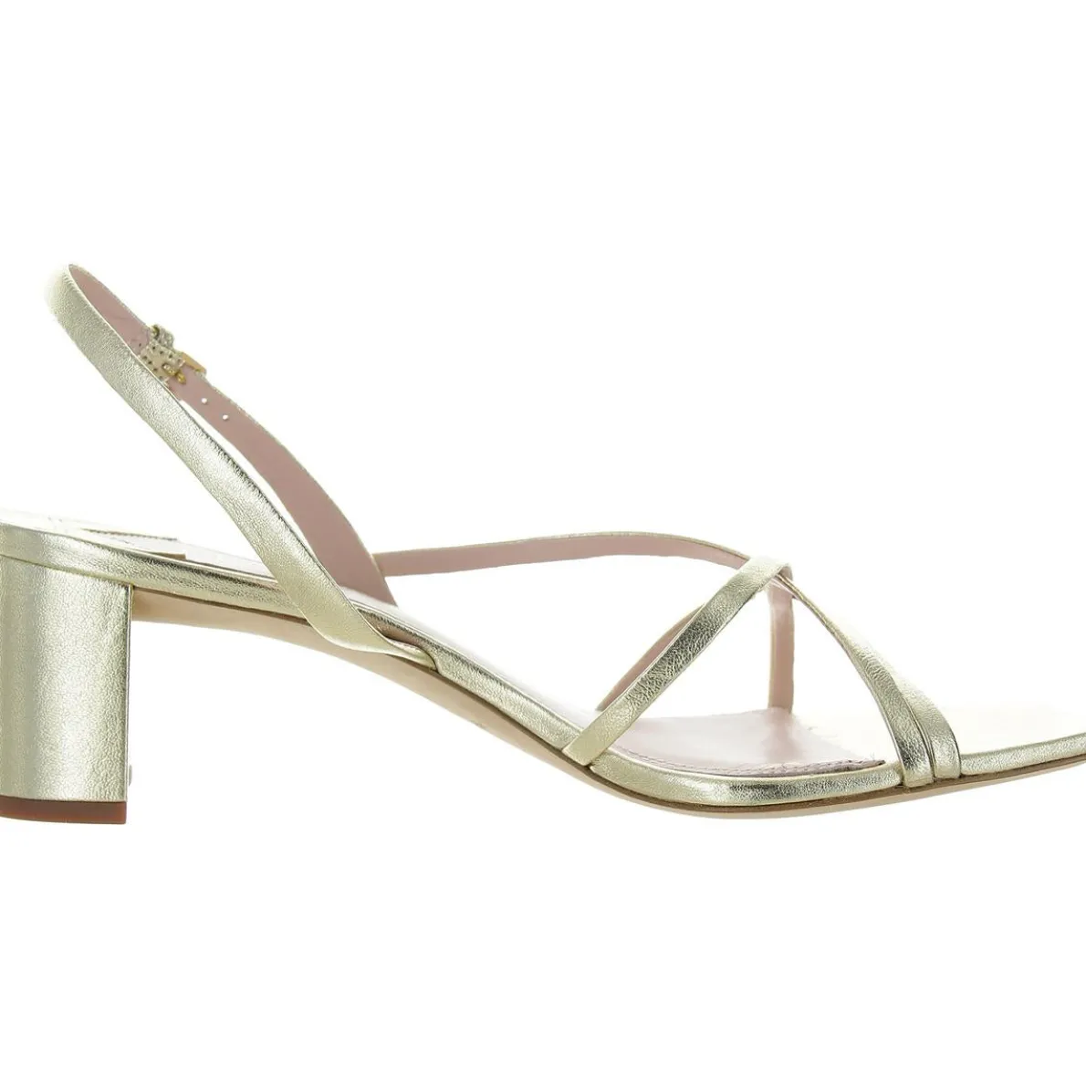 Renee Leather Metallic Heels