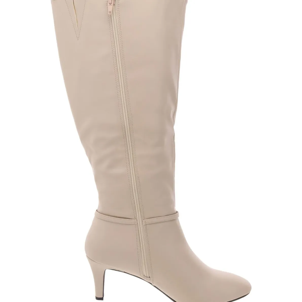 Hanna Leather Tall Mid-Calf Boots