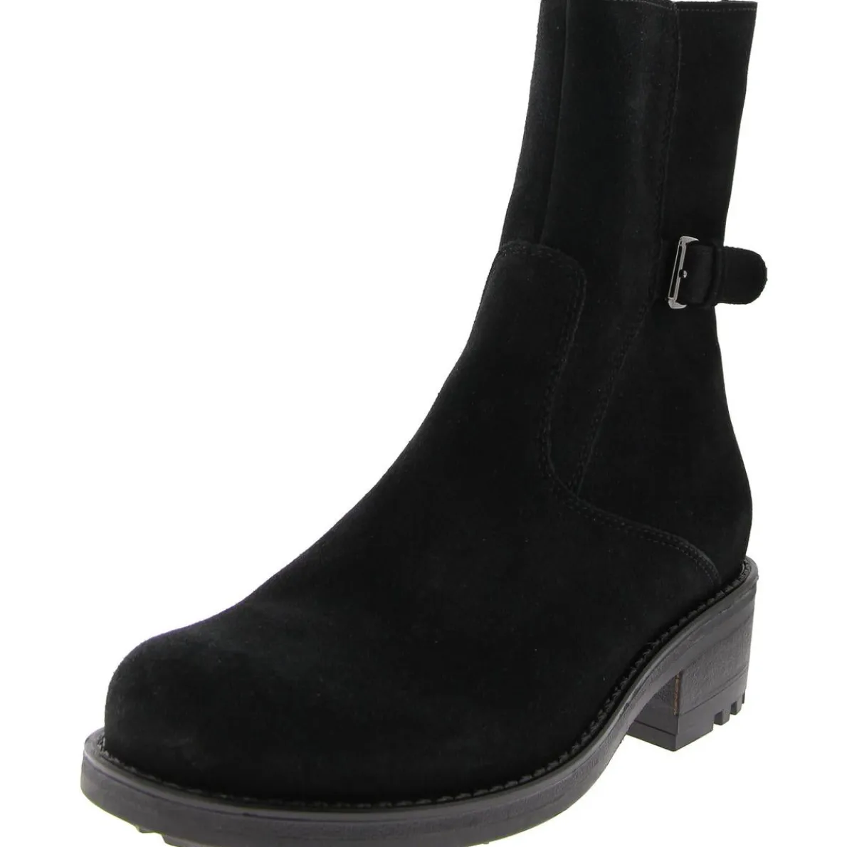 Havan Suede Lugged Sole Ankle Boots