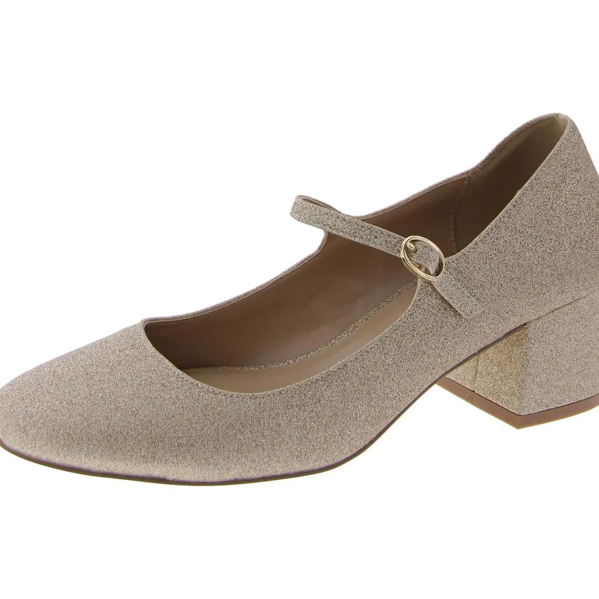 Hawke Glitter Block Heel Mary Jane Heels