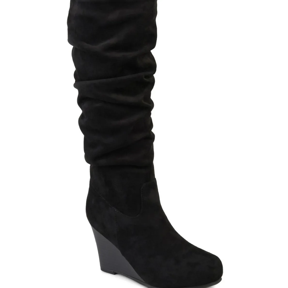 Haze Wide Calf Round Toe Mid-Calf Boots