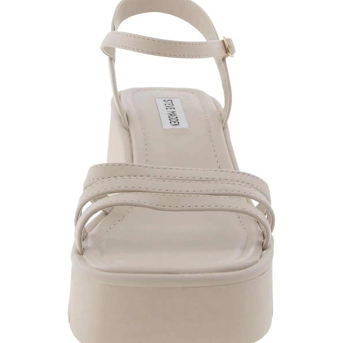 Dane Strappy Faux Leather Wedge Sandals