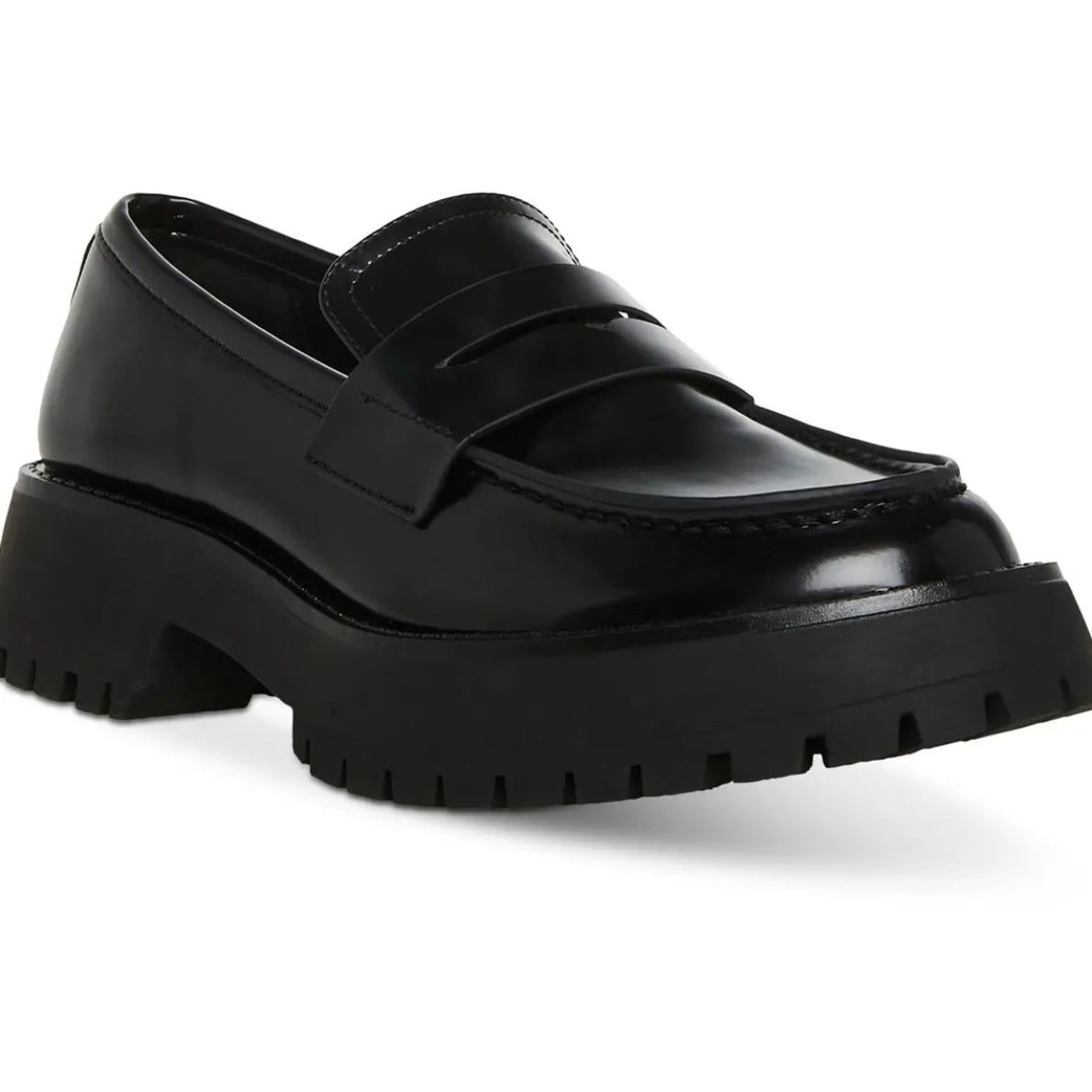 Heaathr Cushioned Footbed Lug Sole Loafers