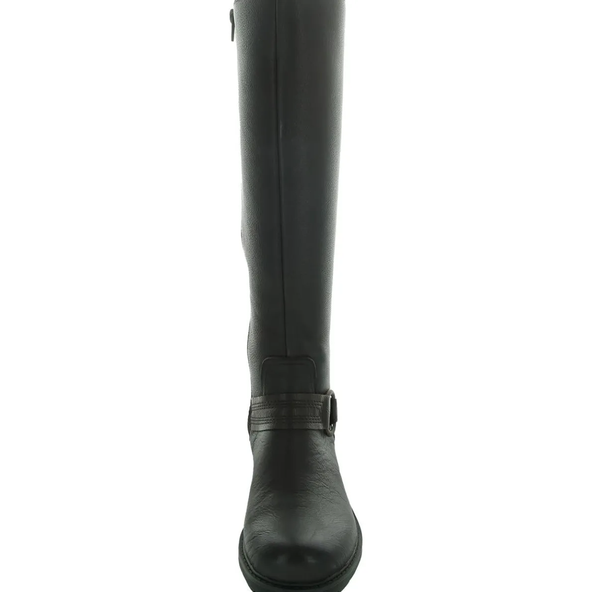 Hearth Raews Zipper Leather Knee-High Boots