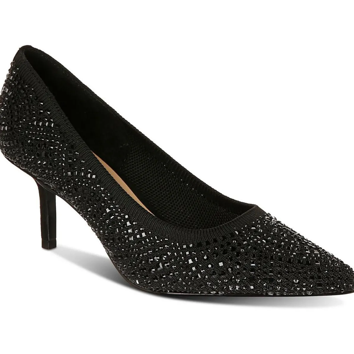 Heathere Rhinestone Pointed Toe Pumps