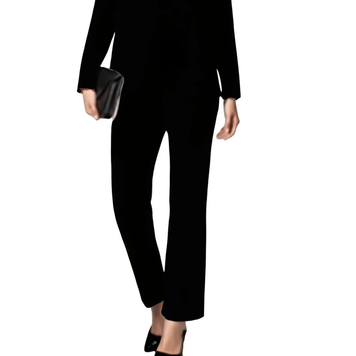 High-Rise Straight Leg Pants