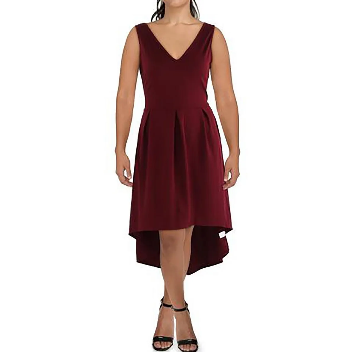 Hi-Low Sleeveless Maxi Dress