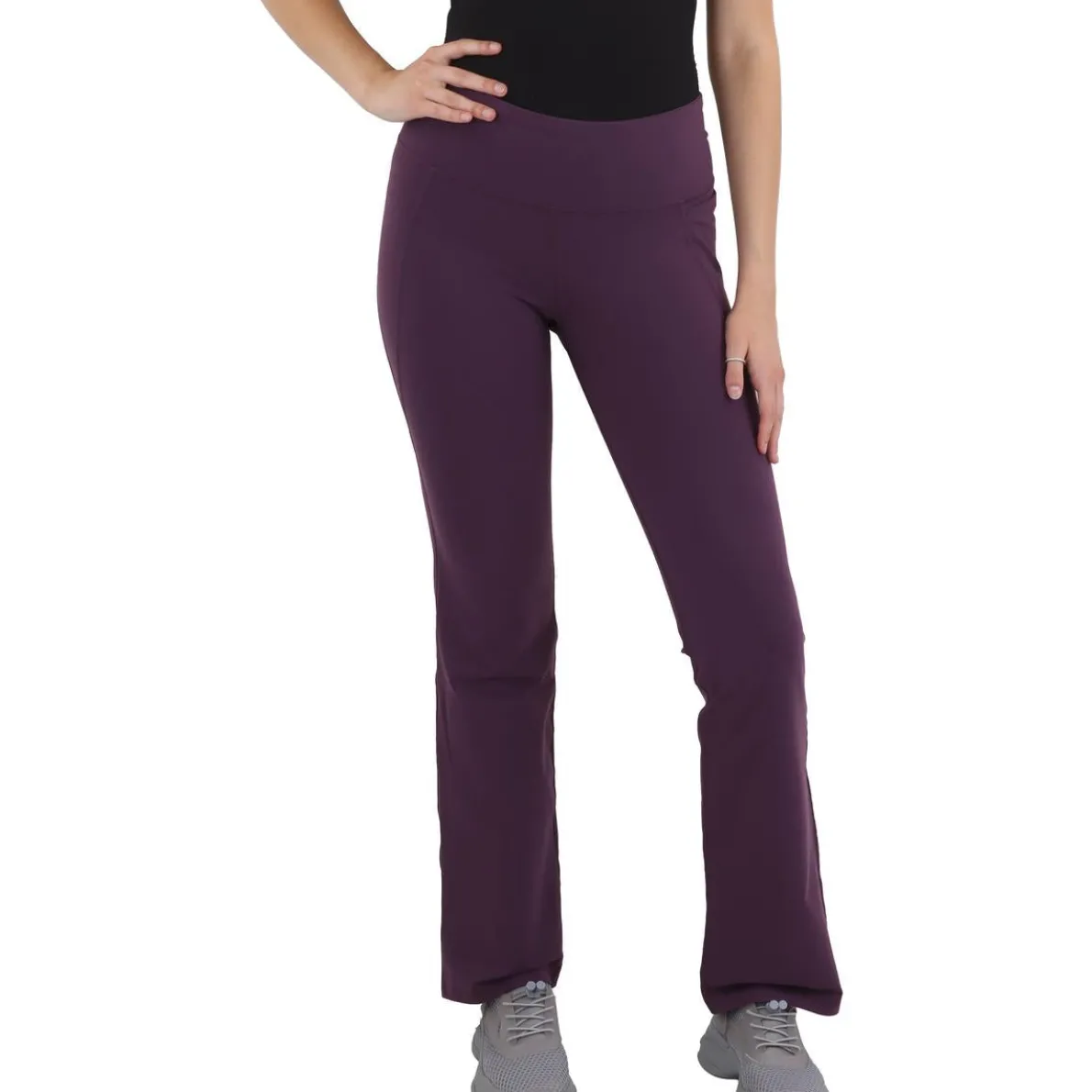 HR Mini-Flare Legging Pocket Nylon Yoga Pants