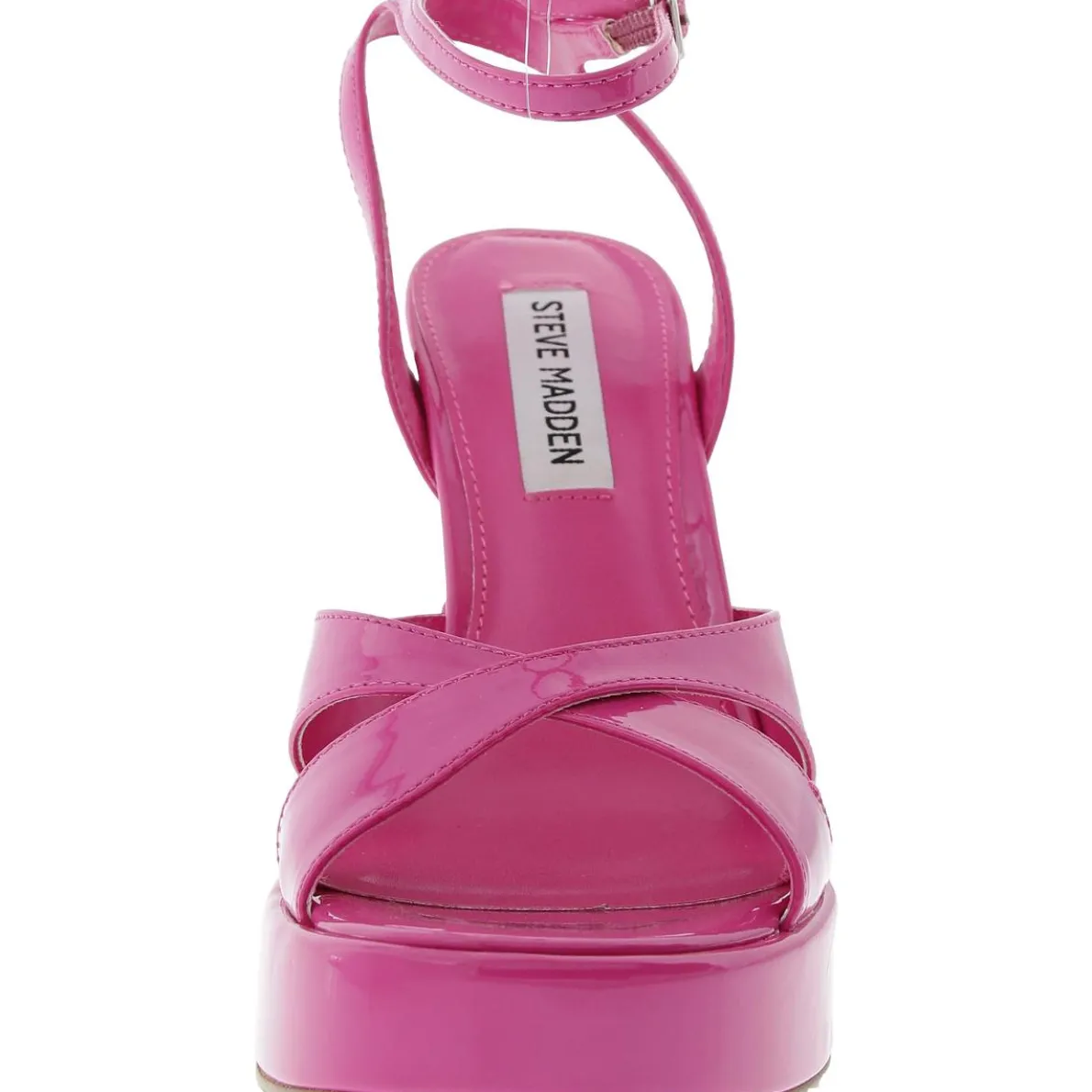 Tali Buckle Patent Platform Sandals