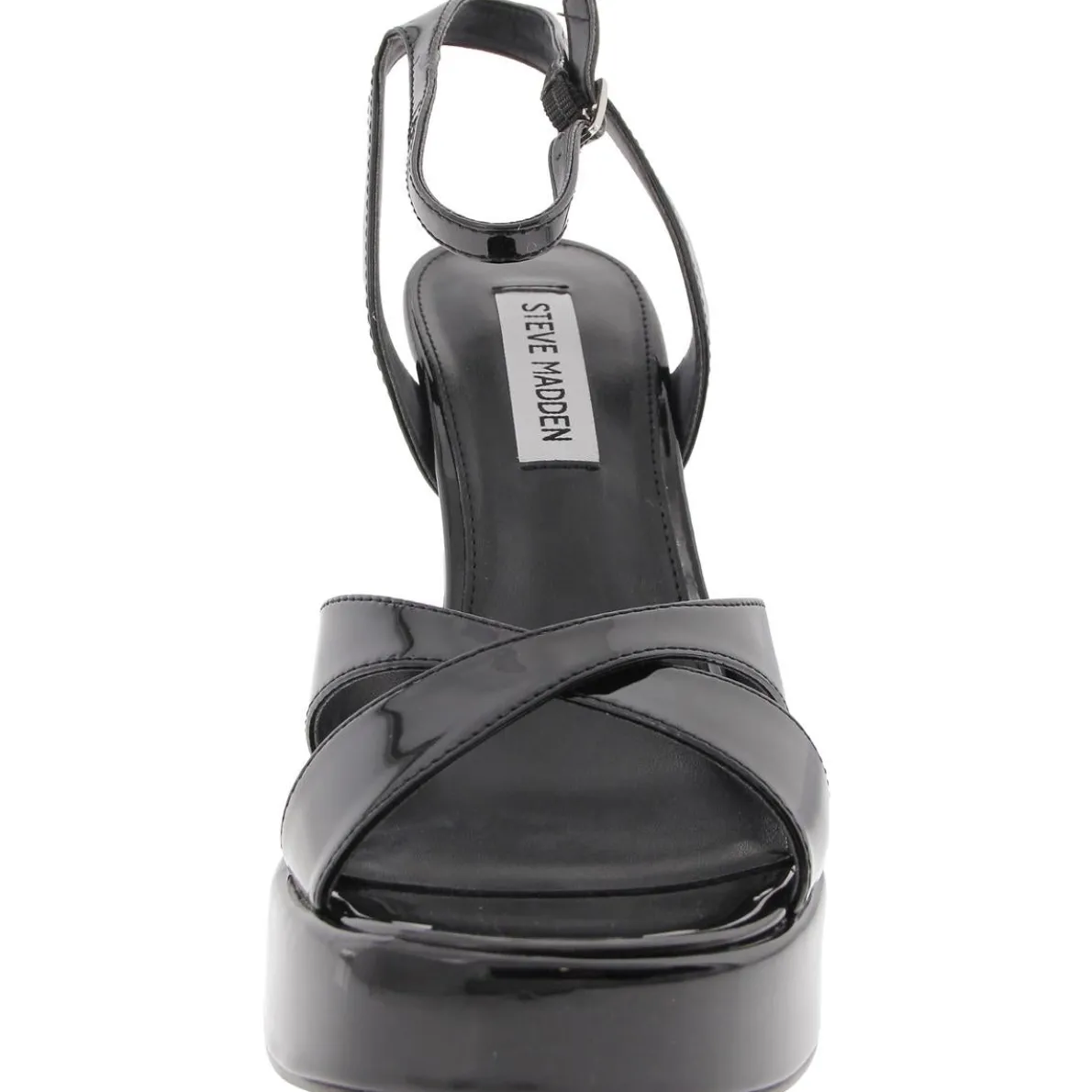 Tali Buckle Patent Platform Sandals