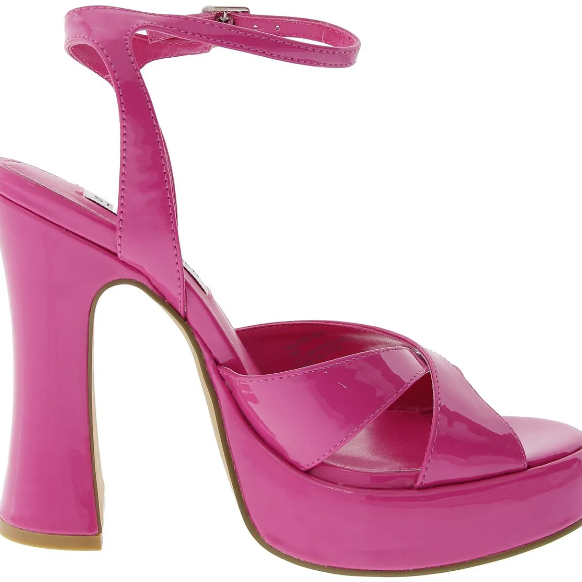Tali Buckle Patent Platform Sandals