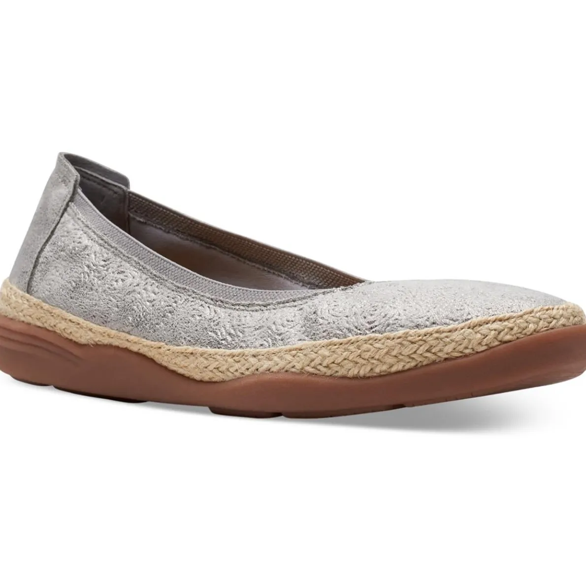 Elaina Rae Padded Insole Textured Espadrilles