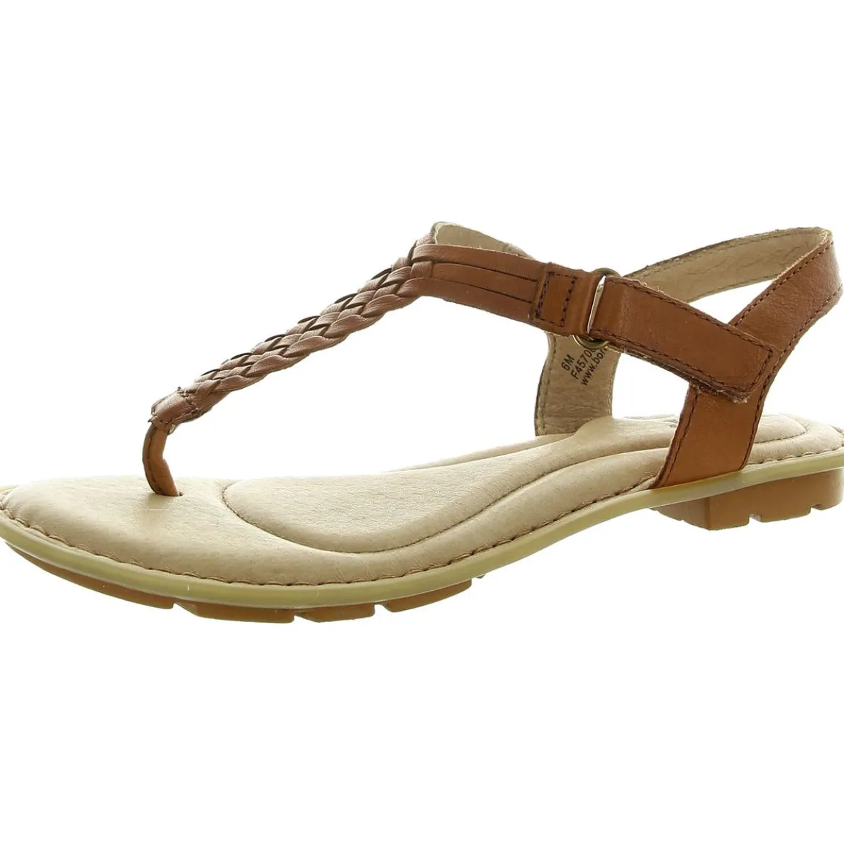 Braided Leather Flatform Sandals