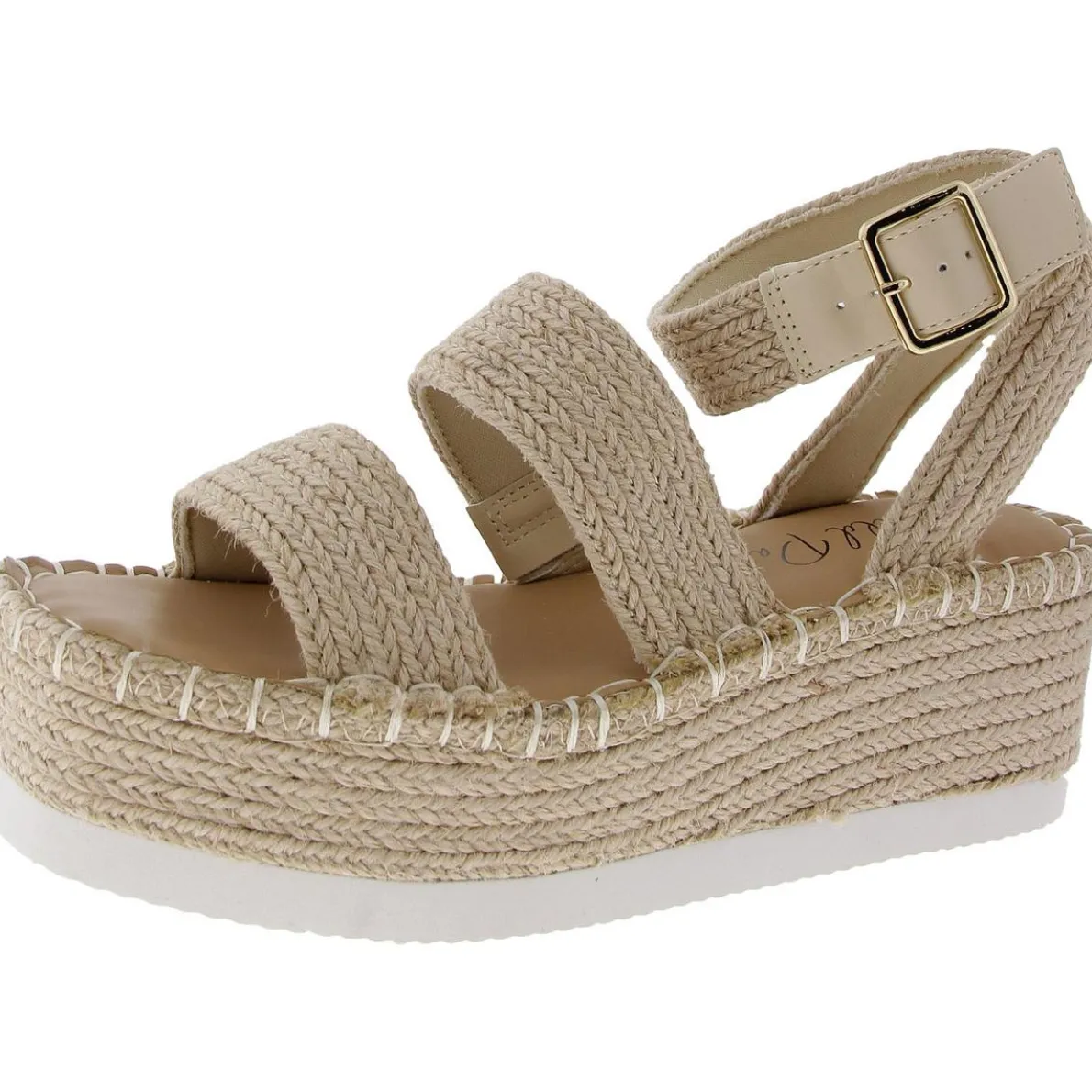 Showstopr Woven Slingback Platform Sandals