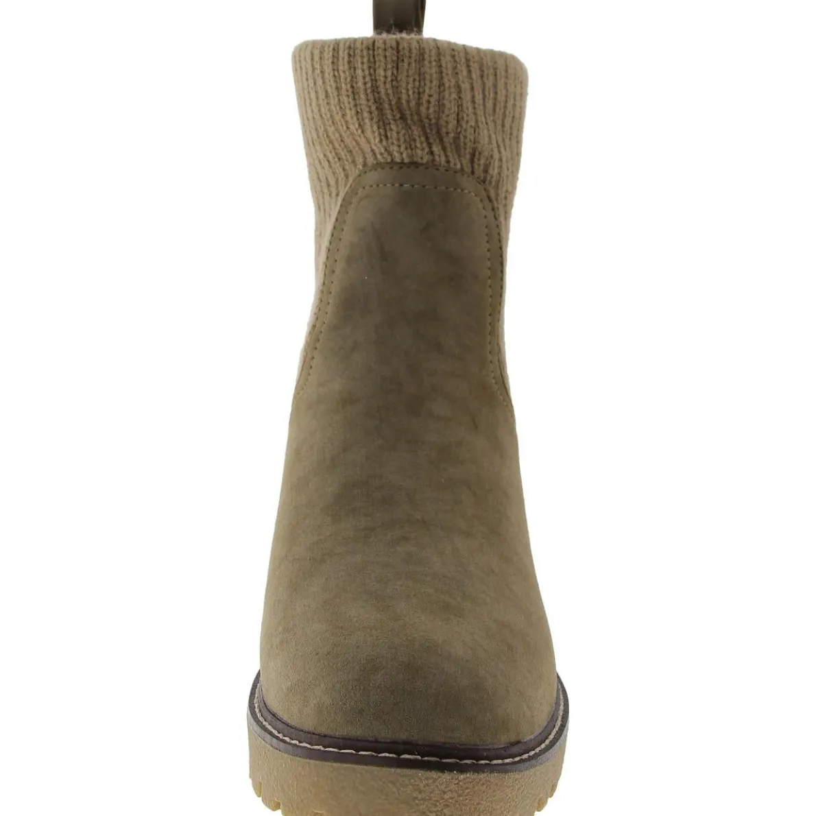 KARA Leather Contoured Footbed Ankle Boots