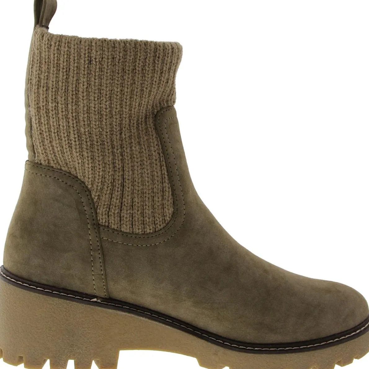 KARA Leather Contoured Footbed Ankle Boots