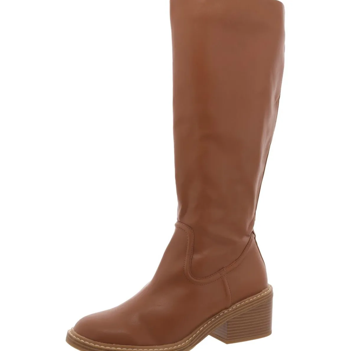 Calda Faux Leather Tall Knee-High Boots