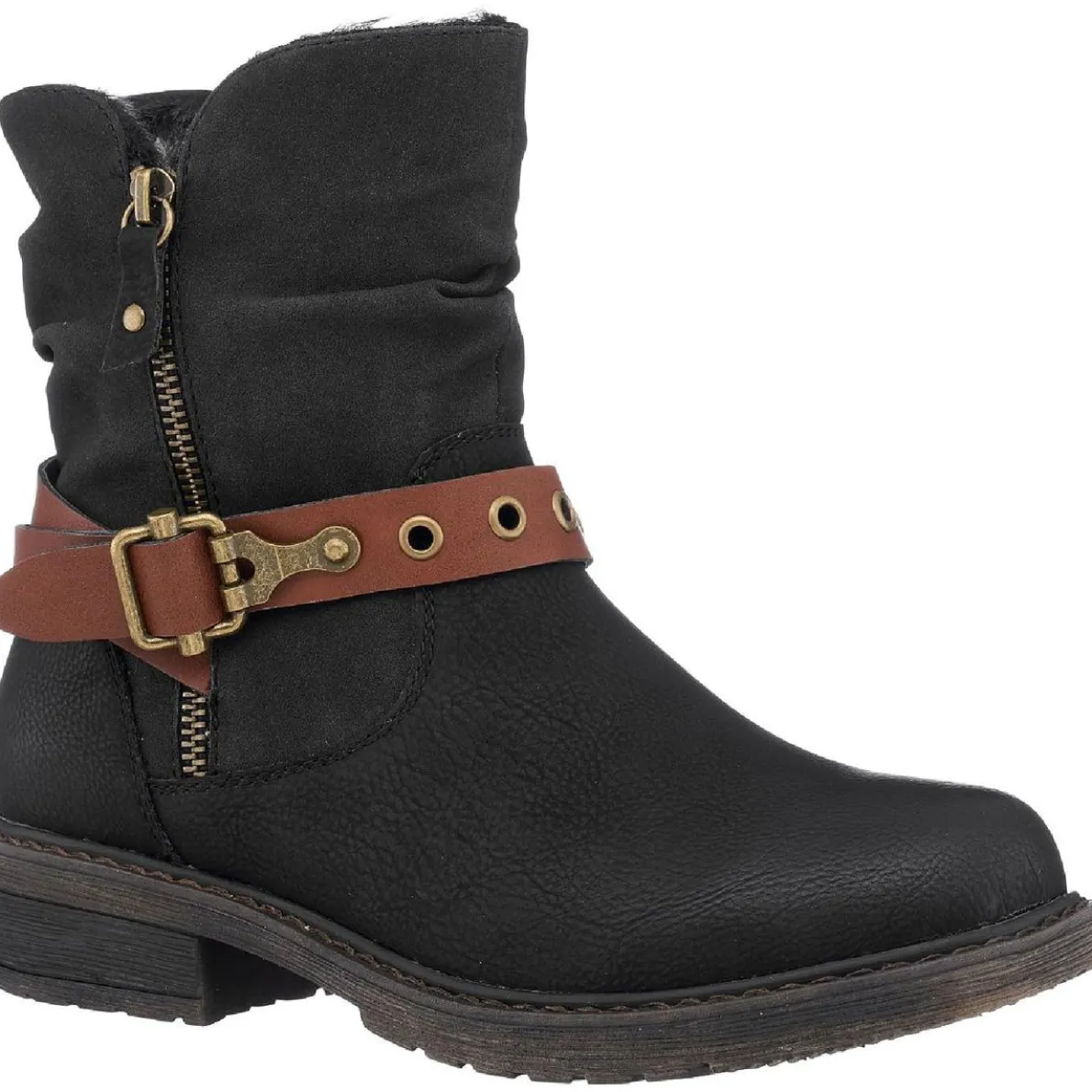 Codie Casual Leather Ankle Boots