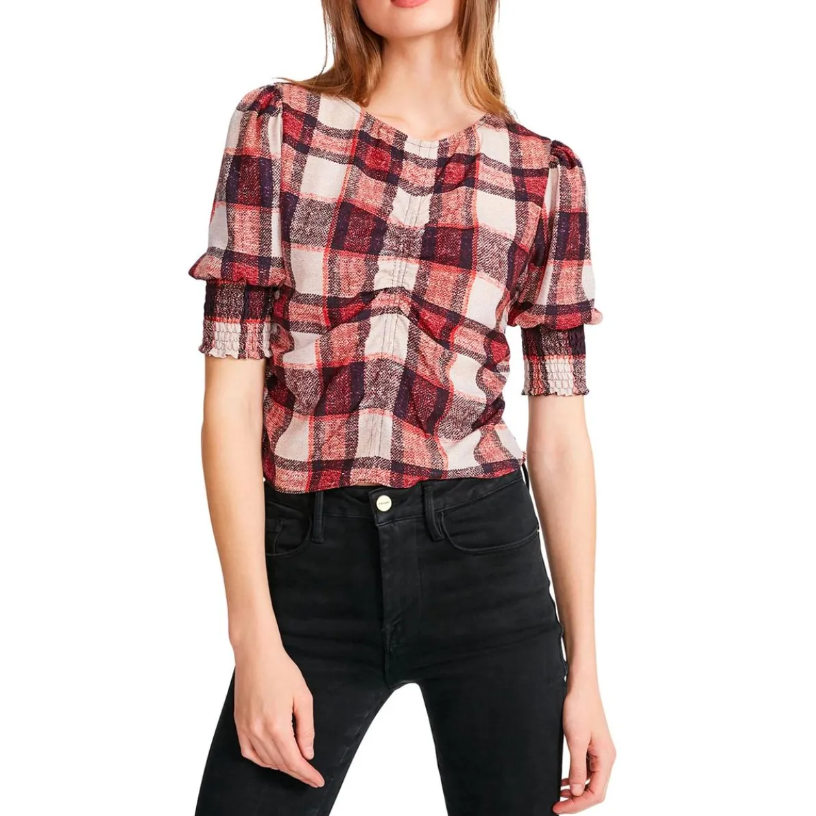 Idea Ruched Pullover Top